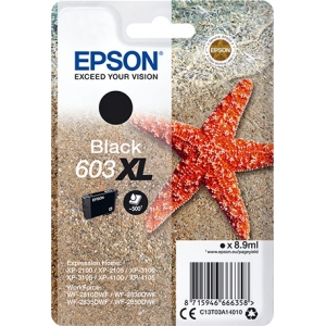 ΜΕΛΑΝΙ EPSON 603XL BLACK (C13T03A140) 8.9ml