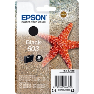 ΜΕΛΑΝΙ EPSON 603 BLACK (C13T03U140) 3.4ml