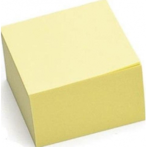 NOTES MEMO 76X76mm ΚΙΤΡΙΝΑ ΚΥΒΟΣ