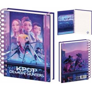 ΤΕΤΡΑΔΙΟ SPIRAL/ΛΑΣΤΙΧΟ K-POP (GRAFFITI)
