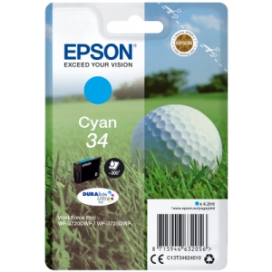 ΜΕΛΑΝΙ EPSON T34 CYAN (T346240) 4.2ml