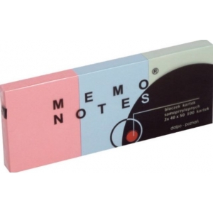 NOTES MEMO 40X50mm ΠΟΛΥΧΡΩΜΑ (3X100Φ.)