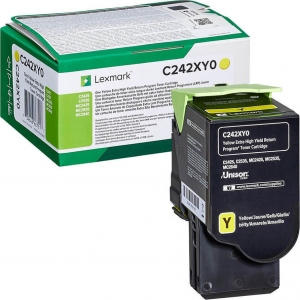 TONER LEXMARK C242XY0 YELLOW (C2425) Extra HC 3.5kpgs