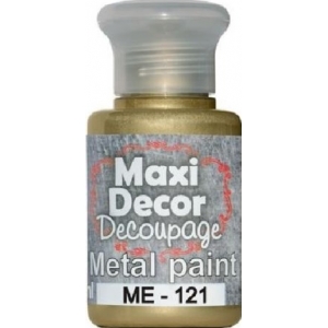 ΑΚΡΥΛΙΚΟ ΜΕΤΑΛΛΙΚΟ MAXI DΕCOR 60ML 121