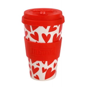 ΚΟΥΠΑ ΜΠΑΜΠΟΥ I-Total Hearts Κόκκινη 435ml