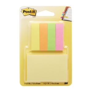 NOTES 3M 6710W 51X76mm (50Φ.) + ΣΕΛΙΔΟΔΕΙΚΤΕΣ (4χρωμ.)