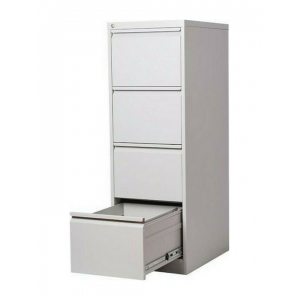 Συρταριέρα NEXTDECO 32806-08 κρεμαστών φακέλων γκρι με κλειδαριά, 4 συρτάρια Υ133,1x46x62εκ.