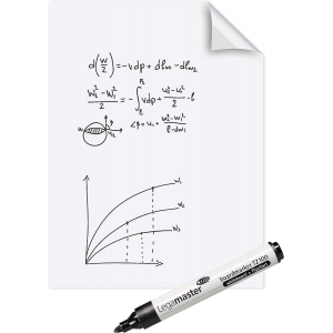 Χαρτί Legamaster 159100 Magic Chart Ηλεκτροστατικό Λευκό Ρολό 25 Φύλλων 80x60cm