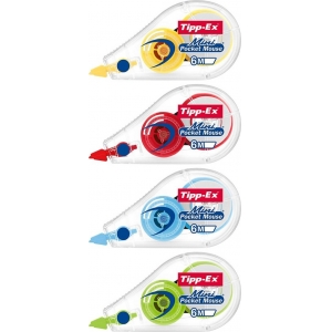 ΔΙΟΡΘΩΤΙΚΗ ΤΑΙΝΙΑ TIPP-EX MOUSE MINI FASHION COLORS (926397) 5mmX6m