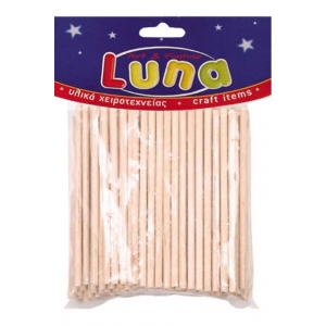 ΞΥΛΑΚΙΑ ΚΥΛΙΝΔΡΙΚΑ 4Χ100ΜΜ 100ΤΕΜ. LUNA 0601651