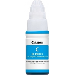 ΜΕΛΑΝΙ CANON GI-490 CYAN 70ml 7kpgs (0664C001)
