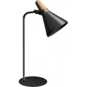 Φωτιστικό επιτραπέζιο 11W E27 επαναφορτιζόμενο Y52x22x19εκ. μαύρο 32222-09