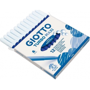 ΜΑΡΚΑΔΟΡΟΙ GIOTTO TURBO MAXI 12ΧΡΩΜΑΤΩΝ ΜΠΛΕ 456032