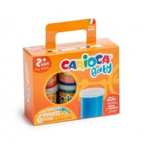 ΔΑΚΤΥΛΟΧΡΩΜΑΤΑ CARIOCA BABY 6 ΧΡΩΜΑΤΩΝ 80ml