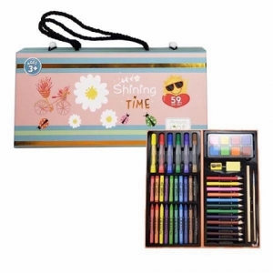 Σετ ζωγραφικής 50 τεμ. σε βαλιτσάκι Υ13x27x4,5εκ.