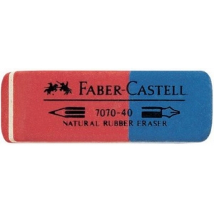 ΓΟΜΑ FABER 187040 ΔΙΧΡΩΜΗ RED/BLUE