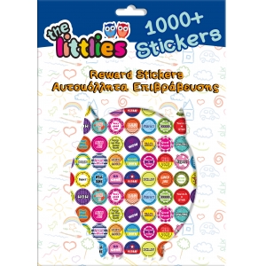 ΜΠΛΟΚ ΜΕ ΑΥΤΟΚΟΛΛΗΤΑ ΕΠΙΒΡΑΒΕΥΣΗΣ 8ΣΕΛ 21Χ31 THE LITTLIES 646650