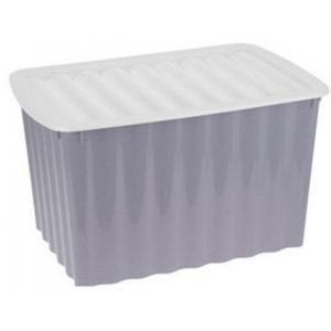 Κουτί αποθήκευσης 70l γκρι Υ35x60x40εκ. (35689-08)