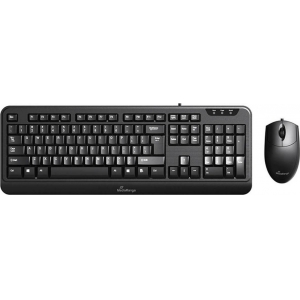 ΣΕΤ MediaRange Corded πληκτρολογιο & mouse, Wired Black (MROS108-GR)