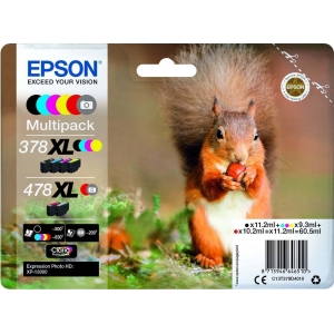ΜΕΛΑΝΙ EPSON 378XL+478XL Pack (C13T379D4010)