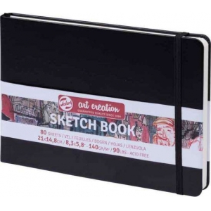 SKETCH BOOK TALENS ΜΑΥΡΟ 80Φ. 21Χ15 (38900)