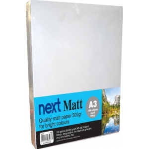 ΧΑΡΤΙ NEXT PREMIUM MATT A3 300gr. (100φ.)