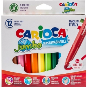 ΜΑΡΚΑΔΟΡΟΙ CARIOCA JUMBO 12 ΧΡΩΜΑΤΩΝ