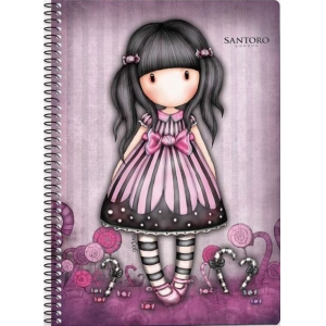 ΤΕΤΡΑΔΙΟ ΣΠΙΡΑΛ 3ΘΕΜ. GRAFFITI SANTORO GORJUSS 19706 (A4)