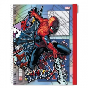 ΣΗΜΕΙΩΜΑΤΑΡΙΟ ΣΠΙΡΑΛ Α5 ΣΕ PVC ΘΗΚΗ ΜΕ ΦΕΡΜΟΥΑΡ SPIDERMAN  508268