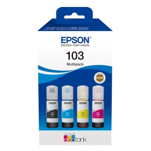 ΜΕΛΑΝΙ EPSON 103 Multipack T00S64A Black C+M+Y (4x65ml)
