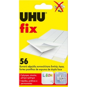 ΑΥΤΟΚΟΛΛΗΤΑ UHU FIX ΔΙΠΛΗΣ ΟΨΕΩΣ 50x