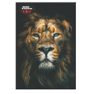 ΤΕΤΡΑΔΙΟ ΚΑΡΦΙΤΣΑ NO FEAR 17X25 AFRICA LION 348-00400