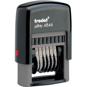 ΣΦΡΑΓΙΔΑ TRODAT 4846 ΑΡΙΘΜΩΝ / 6 ΨΗΦΙΩΝ