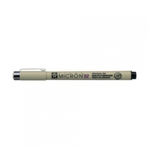 ΜΑΡΚΑΔΟΡΟΙ SAKURA PIGMA 02 0,3mm ΜΑΥΡΟ