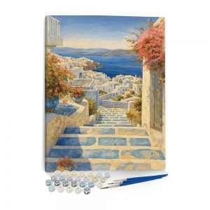 ΤΕΛΑΡΟ ΖΩΓΡΑΦΙΚΗΣ ΜΕ ΑΡΙΘΜΟΥΣ 36294-06 ΝΗΣΙ 40Χ50εκ.