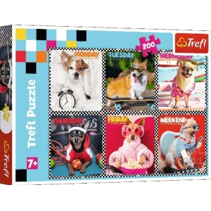 TREFL PUZZLE 200 PIECES HAPPY DOGS 817-13279