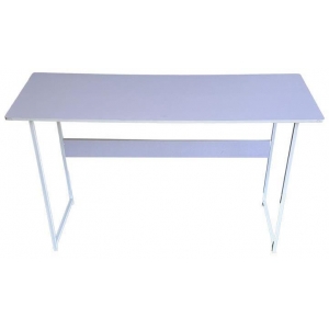 ΓΡΑΦΕΙΟ NEXT Home Office 35575-01 με λευκό σκελετό και λιλά επιφάνεια (100x45xΥ72εκ.)