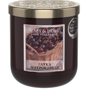 ΑΡΩΜΑΤΙΚΟ ΚΕΡΙ ΜΕΣΑΙΟ ΓΛΥΚΑ ΜΑΥΡΟΚΕΡΑΣΑ (HEART & HOME)