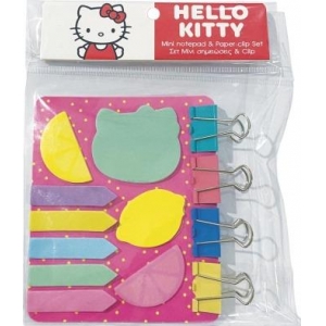 ΣΕΤ ΜΙΝΙ ΜΠΛΟΚ ΚΑΙ ΚΛΙΠ HELLO KITTY LEMONADE 335-70002