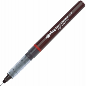 ΜΑΡΚΑΔΟΡΟΣ Rotring Tikky Graphic Σχεδίου 0.2mm Μαύρος