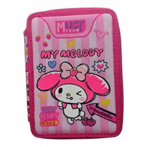 Σχολική Κασετίνα Διπλή Γεμάτη My Melody Must Team (490313)
