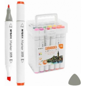 ΜΑΡΚΑΔΟΡΟΙ ΖΩΓΡΑΦΙΚΗΣ M&G ΜΕ 2ΜΥΤΕΣ ΣΥΣΚ. 24ΤΕΜ. APMV0901