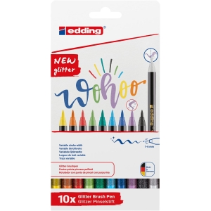 ΣΕΤ ΜΑΡΚΑΔΟΡΟI EDDING 1340 glitter 10 τεμαχίων