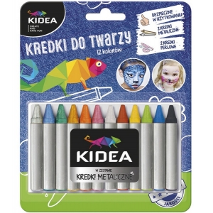 ΧΡΩΜΑΤΑ ΠΡΟΣΩΠΟΥ KIDEA 036721 12 Colors 2,5gr