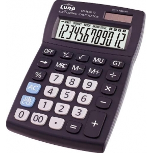 ΚΟΜΠΙΟΥΤΕΡΑΚΙ 12DIGITS CD-269612 3ΧΡΩΜ LUNA OFFICE
