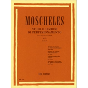 Ricordi Moscheles - Studi o lezioni de perfezionamento per pianoforte op. 70 Παρτιτούρα για Πιάνο