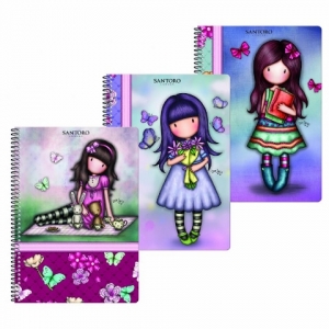 ΤΕΤΡΑΔΙΟ ΣΠΙΡΑΛ 2θεμ. SANTORO GORJUSS 22705 (Α4) ΔΙΑΦΟΡΑ ΣΧΕΔΙΑ