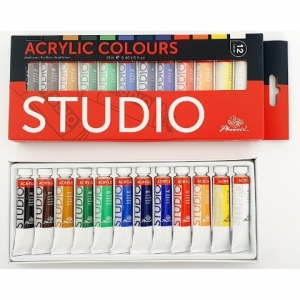 ΑΚΡΥΛΙΚΑ ΧΡΩΜΑΤΑ PHOENIX 0620448 12ml ΣΕΤ 12 ΧΡΩΜΑΤΩΝ