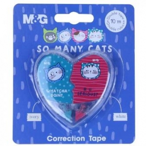 Διορθωτική Ταινία M&G Cats Σετ 2σε1 5mmx10m