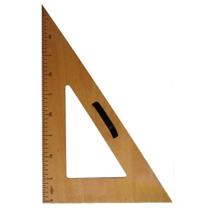 ΤΡΙΓΩΝΟ ΞΥΛΙΝΟ ΣΚΑΛΙΝΟ ΠΙΝΑΚΑ (50εκ.)